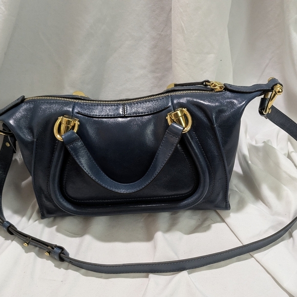 XMas Sale! Get It B4 It's Gone! Chloé Shoulder Bag In Tapestry Blue NWT - Picture 1 of 16